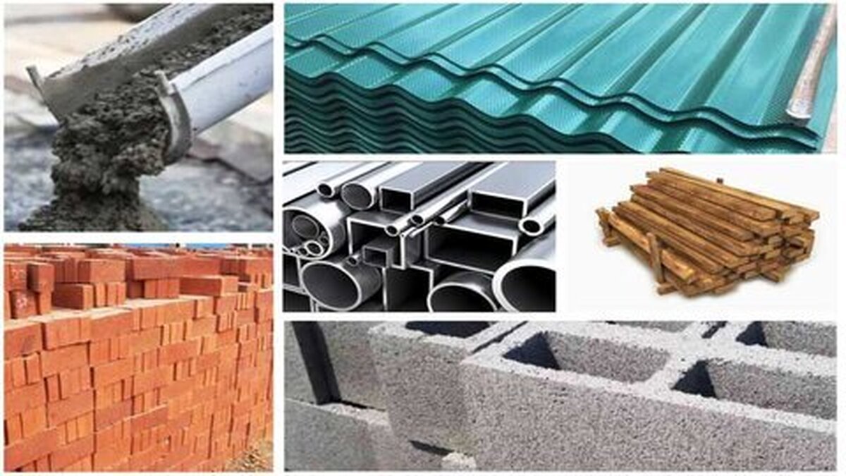قیمت انواع مصالح ساختمانی ۱۶ اسفند ۱۴۰۲