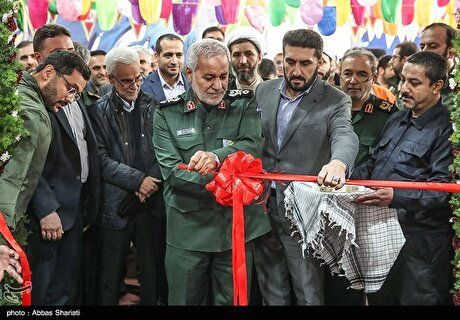 مراسم افتتاحیه کارخانه تولید بتن پارچه‌ای