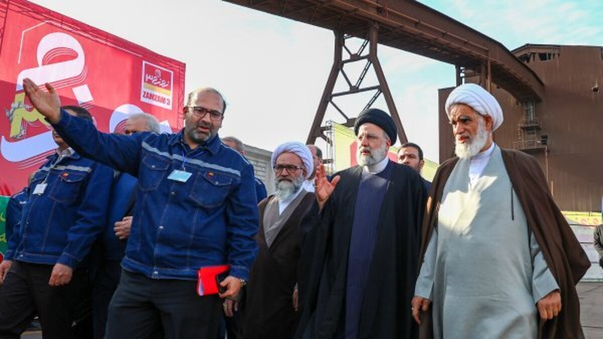 افتتاح کارخانه فولاد زمزم ۳ به عنوان بزرگترین تولیدکننده آهن اسفنجی کشور/ تولید فولاد با تکنولوژی روز، کاهش مصرف انرژی و آلاینده‌های محیط زیستی