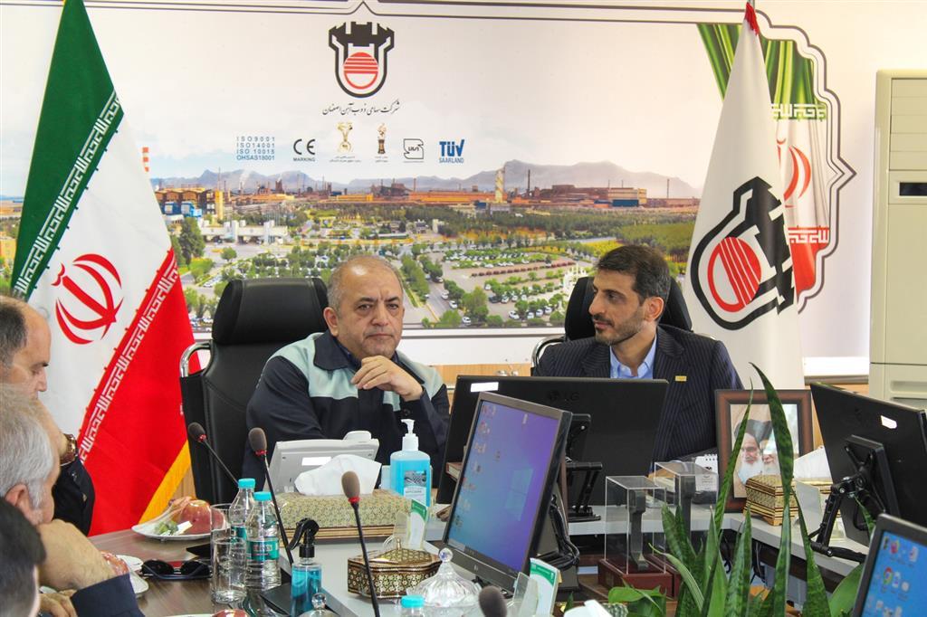 نشست تعاملی مدیران عامل ذوب‌ آهن اصفهان و فولاد مبارکه