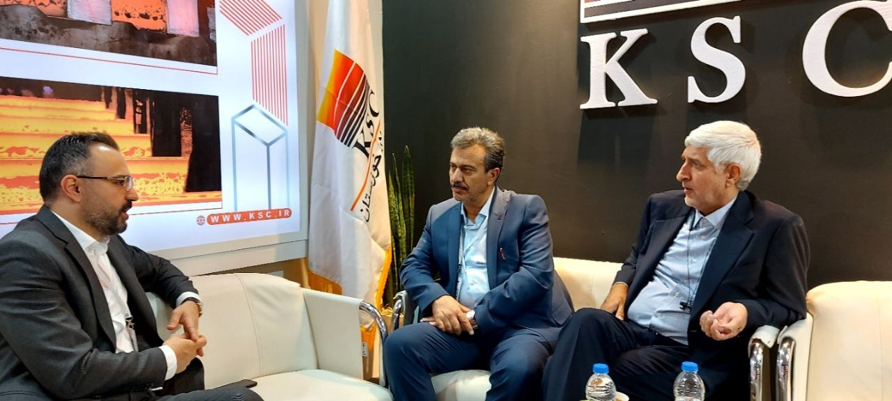 حضور شرکت فولاد خوزستان در سیزدهمین همایش و نمایشگاه چشمانداز صنعت فولاد و سنگآهن ایران حضور شرکت فولاد خوزستان در سیزدهمین همایش و نمایشگاه چشمانداز صنعت فولاد و سنگآهن ایران