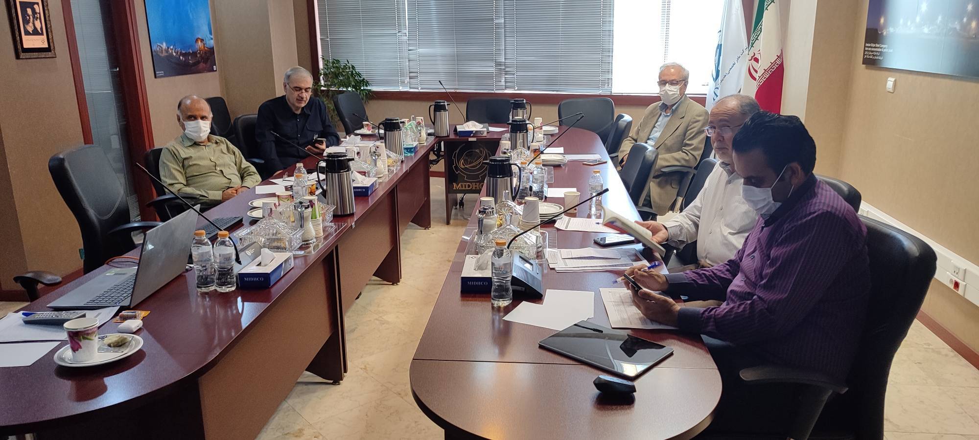 با حضور دکتر پورمند دویست و سومین جلسه تولید هلدینگ میدکو برگزار شد