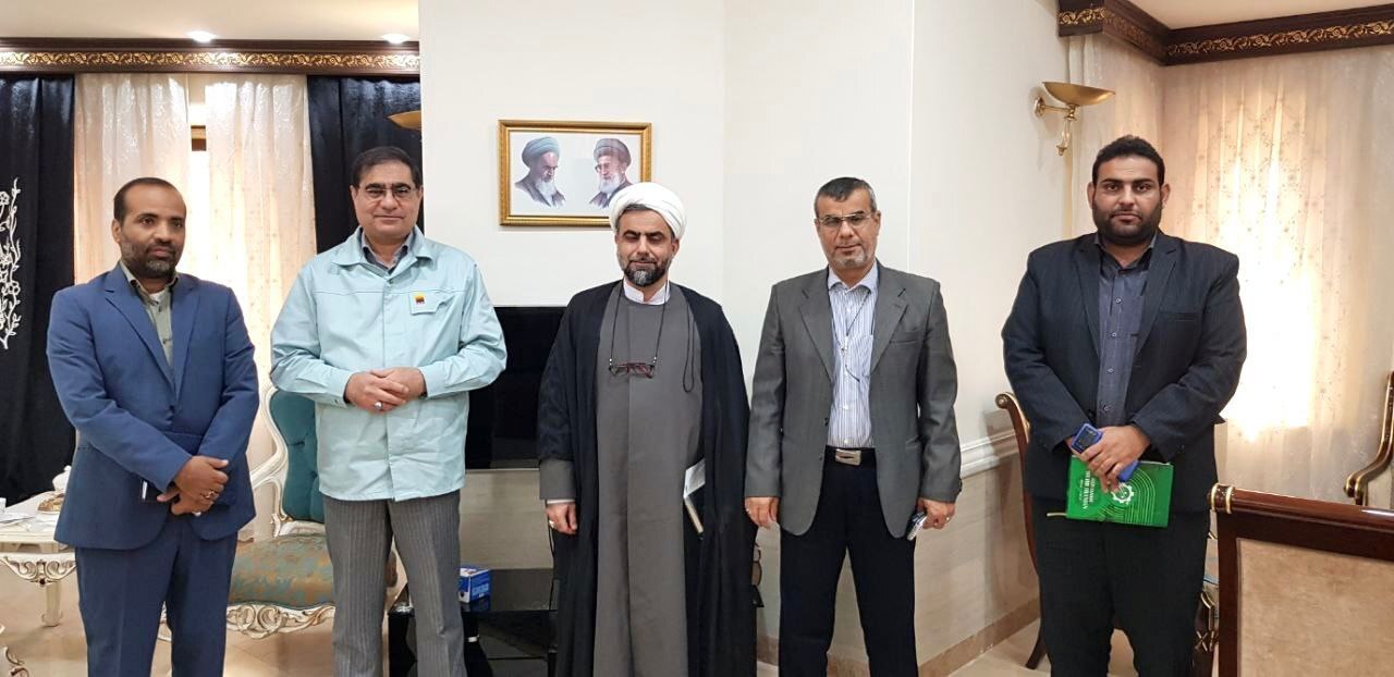 دیدار مدیران کل بنیاد شهید و امور ایثارگران، فرهنگ و ارشاد اسلامی استان خوزستان و معاون فرهنگی و اجتماعی دانشگاه شهید چمران اهواز با قائم مقام مدیرعامل در امور ستادی و مسوولیت‌های اجتماعی شرکت فولاد خوزستان