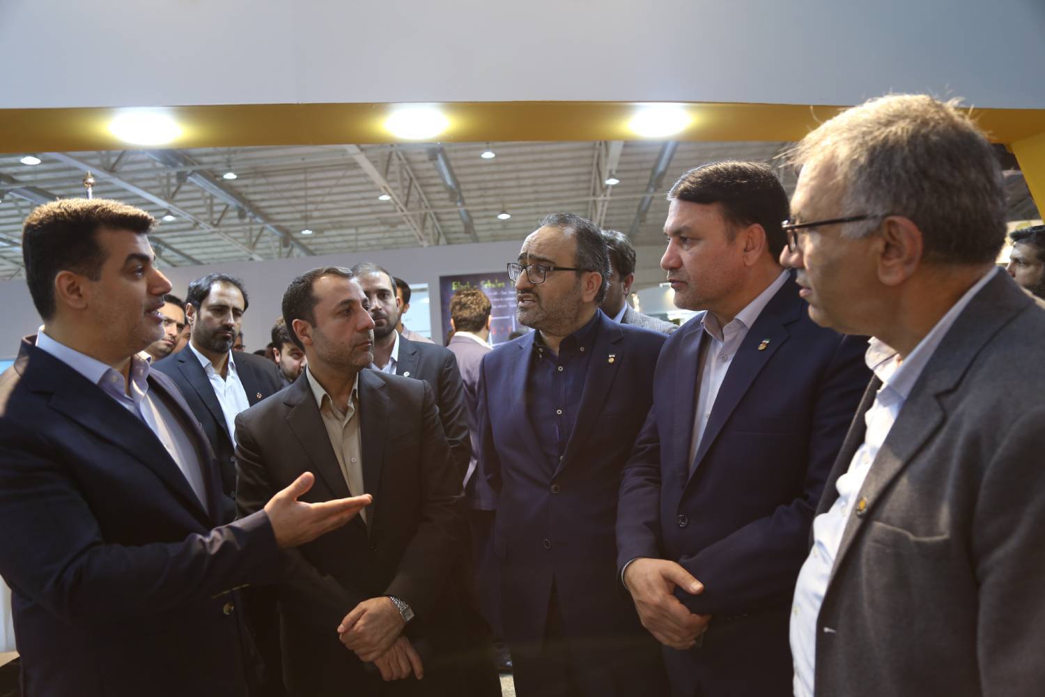 حضور مدیران عامل گروه مدیریت سرمایهگذاری امید و بانک سپه در غرفه صباانرژی حضور مدیران عامل گروه مدیریت سرمایهگذاری امید و بانک سپه در غرفه صباانرژی
