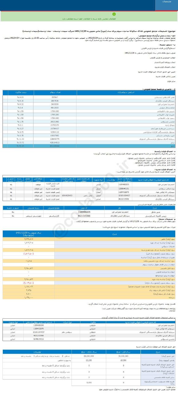 سهم اردستان را بخریم یا خیر؟ سهم اردستان را بخریم یا خیر؟