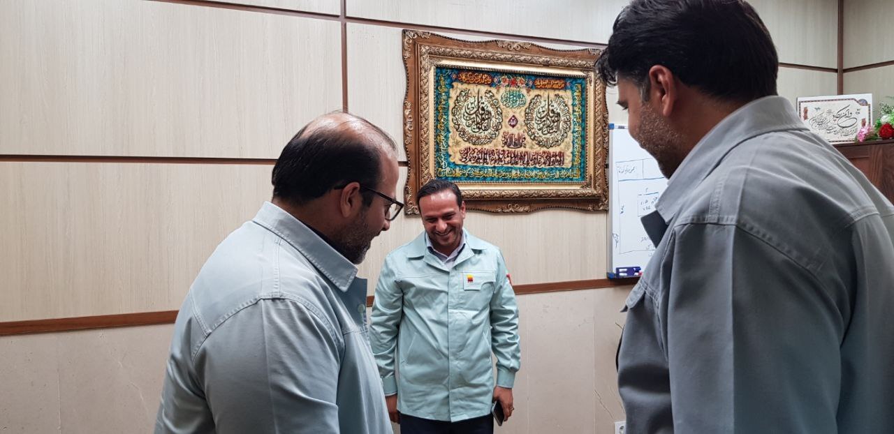 بازدید مدیرعامل فولاد خوزستان از واحد روابط عمومی