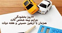 ۱۷روز بخشودگی جرایم بیمه شخص ثالث همزمان با اربعین حسینی و هفته دولت