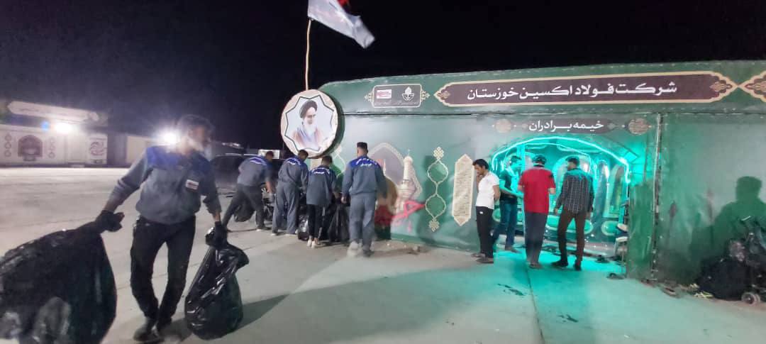 پاکسازی و تنظیف روزانه مرز شلمچه توسط پرسنل شرکت فولاد اکسین خوزستان پاکسازی و تنظیف روزانه مرز شلمچه توسط پرسنل شرکت فولاد اکسین خوزستان