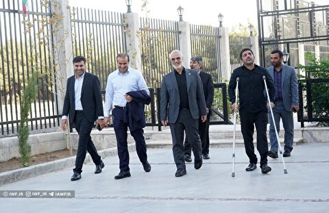دیدار استاندار خوزستان و مدیرعامل گروه ملی صنعتی فولاد ایران با ملی پوشان کشتی فرنگی اعزامی به مسابقات جهانی بلگراد ۲۰۲۳