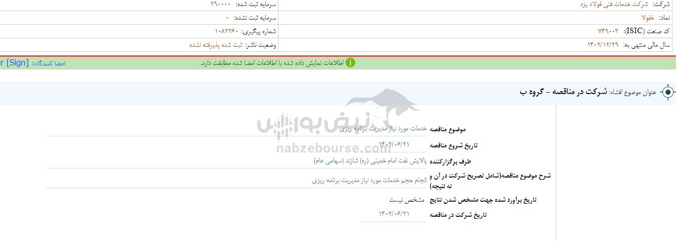 خفولا برای چه مدت متوقف شد؟ خفولا برای چه مدت متوقف شد؟