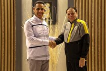 دیدار محمدرضا ساکت مدیرعامل سپاهان با مدیرعامل نیروی هوایی عراق