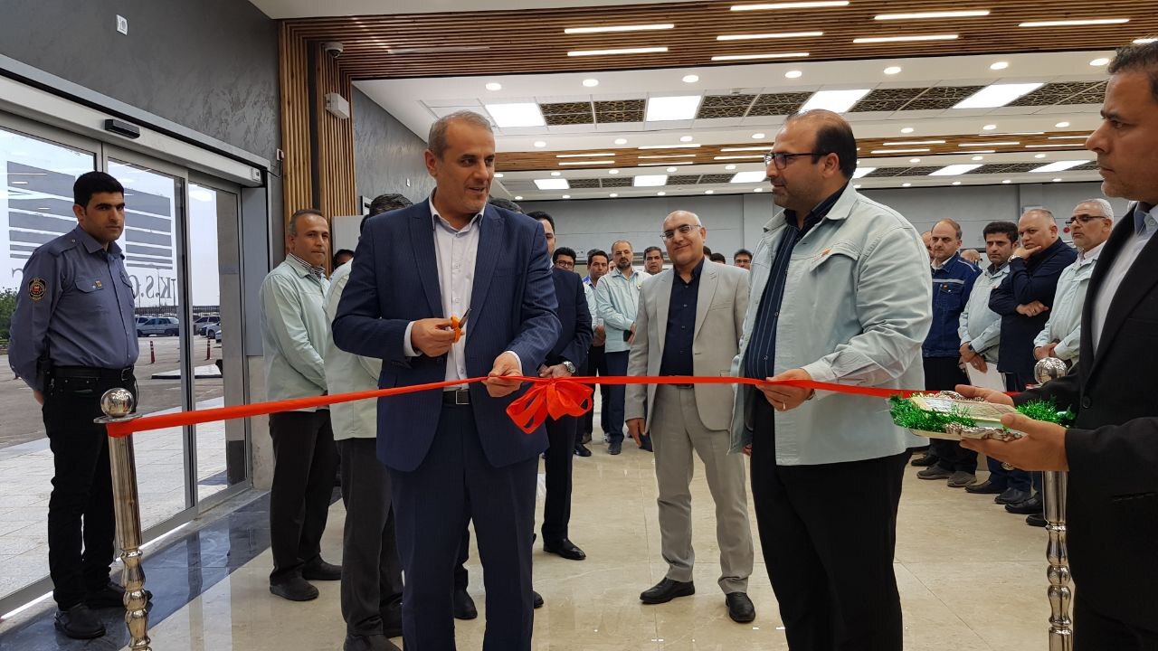 ساختمان کنترل زمان و سردرب ورودی شماره یک شرکت فولاد خوزستان افتتاح شد ساختمان کنترل زمان و سردرب ورودی شماره یک شرکت فولاد خوزستان افتتاح شد