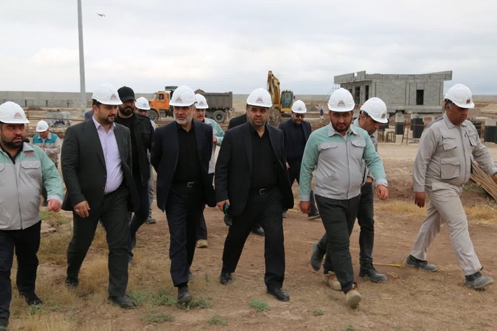 بازدید از طرح احداث کارخانه آهن اسفنجی اردبیل