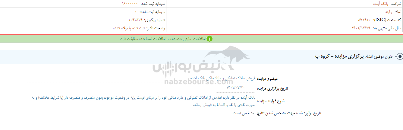 وآیند برای چه مدت متوقف شد؟ وآیند برای چه مدت متوقف شد؟