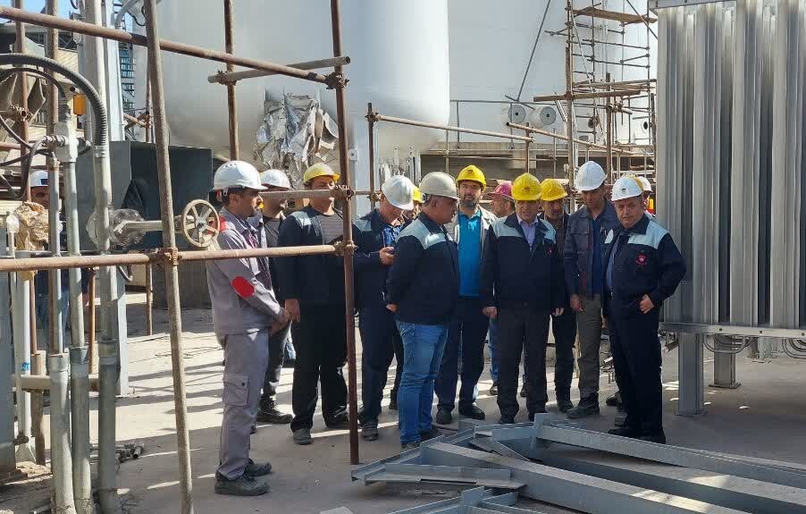 بازدید مدیرعامل شرکت ذوب آهن اصفهان از پروژههای در دست اجرا بازدید مدیرعامل شرکت ذوب آهن اصفهان از پروژههای در دست اجرا
