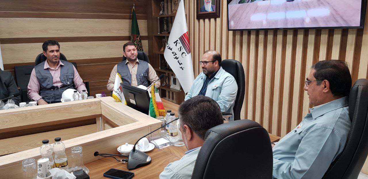 دیدار مدیرکل تعاون، کار و رفاه اجتماعی استان با مدیرعامل فولاد خوزستان دیدار مدیرکل تعاون، کار و رفاه اجتماعی استان با مدیرعامل فولاد خوزستان