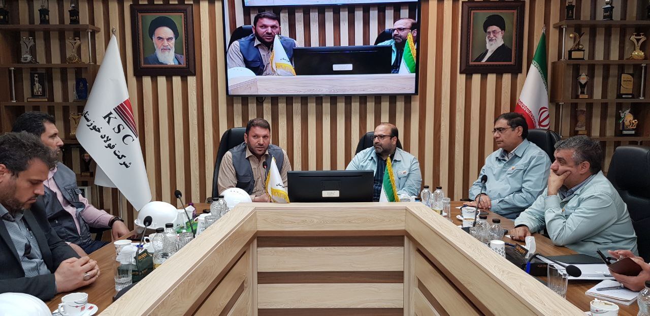 دیدار مدیرکل تعاون، کار و رفاه اجتماعی استان با مدیرعامل فولاد خوزستان دیدار مدیرکل تعاون، کار و رفاه اجتماعی استان با مدیرعامل فولاد خوزستان
