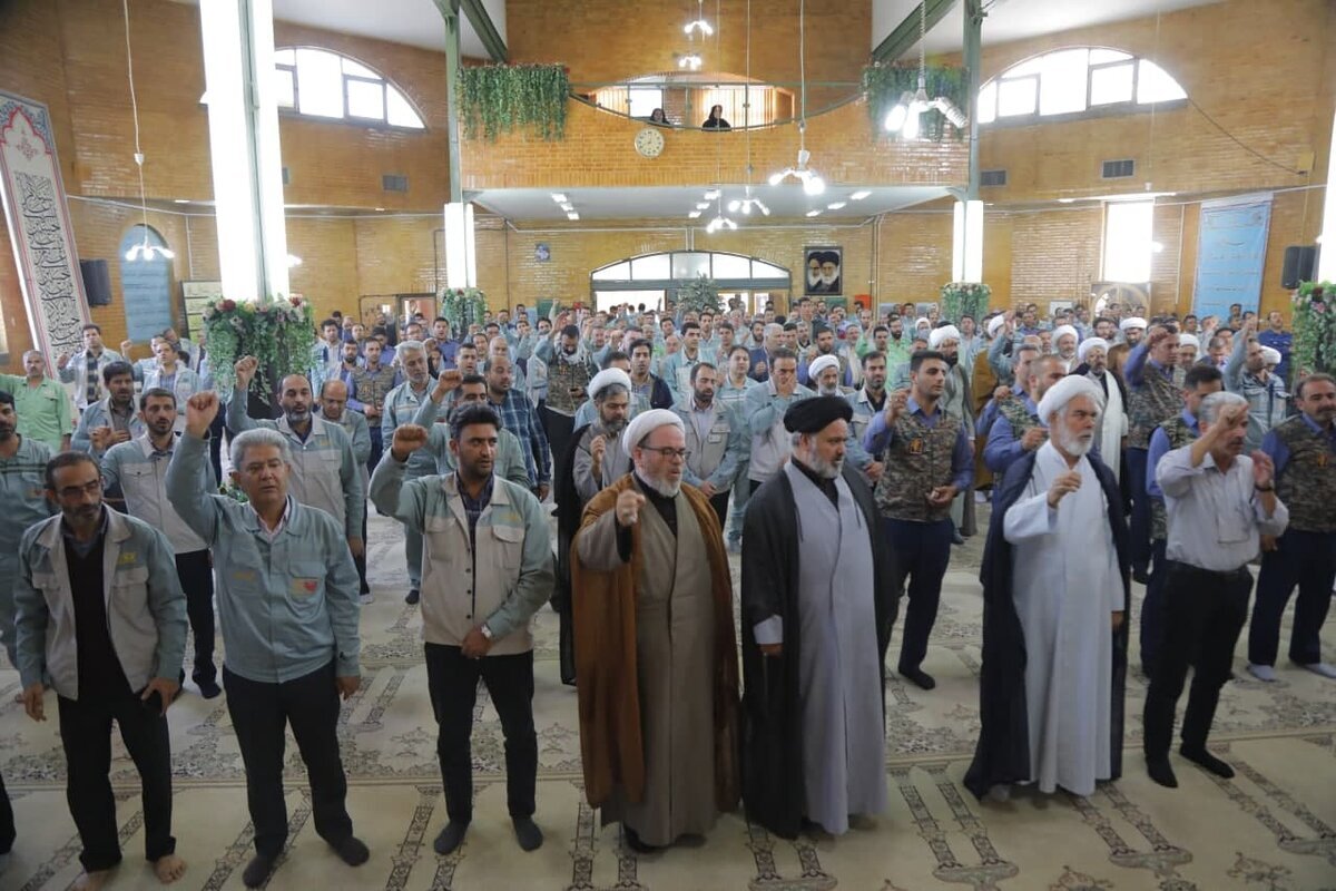 اعلام انزجار مدیریت و کارکنان فولاد مبارکه از جنایات رژیم صهیونیستی و همدردی با ملت مظلوم فلسطین اعلام انزجار مدیریت و کارکنان فولاد مبارکه از جنایات رژیم صهیونیستی و همدردی با ملت مظلوم فلسطین