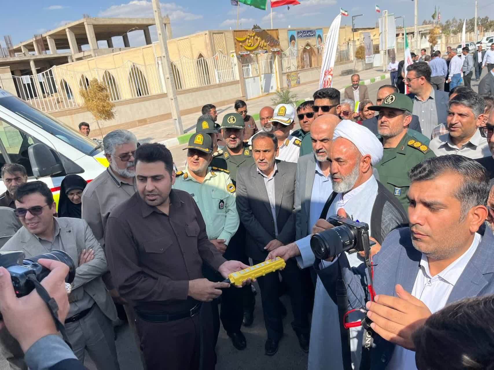 بیمارستان سیار مجتمع مس سرچشمه رفسنجان افتتاح شد