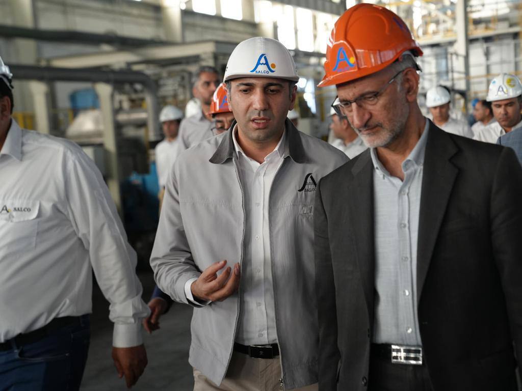 بازدید ریاست هیات عامل ایمیدرو از مجتمع صنایع آلومینیوم جنوب