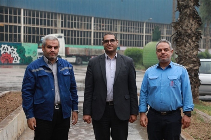 بازدید سرپرست دانشگاه علمی کاربردی شهرداری اهواز از گروه ملی صنعتی فولاد ایران
