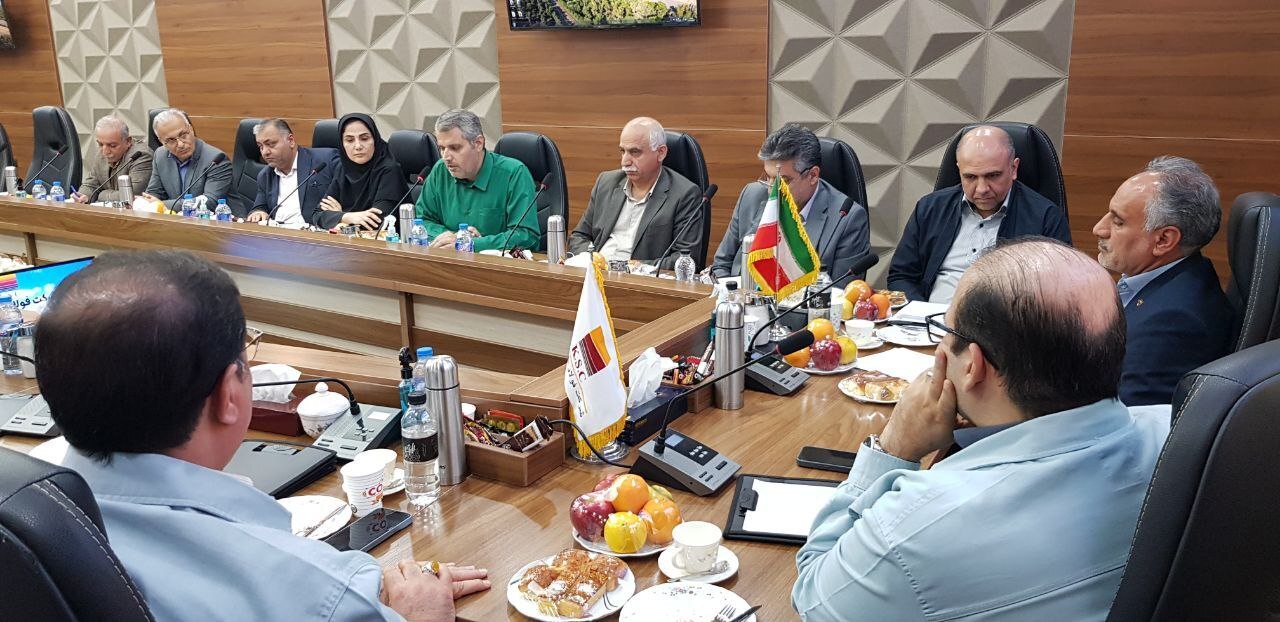 نشست مدیرعامل برق منطقهای استان با مدیرعامل شرکت فولاد خوزستان انجام شد نشست مدیرعامل برق منطقهای استان با مدیرعامل شرکت فولاد خوزستان انجام شد