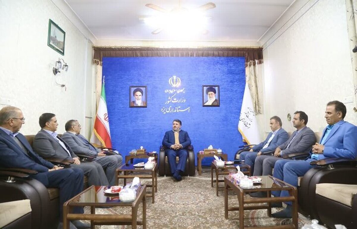 دیدار رییس سازمان نظام مهندسی معدن ایران با استاندار یزد