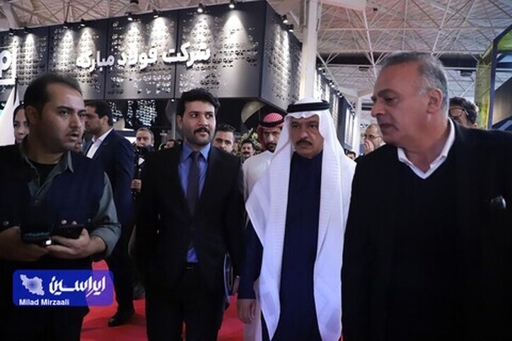 سفیر عربستان از غرفه فولاد مبارکه بازدید کرد