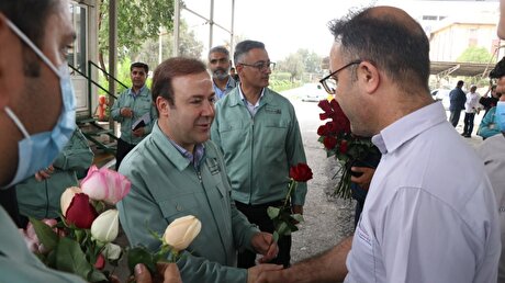 گزارش تصویری بازدید مدیرعامل فولاد هرمزگان از واحد‌های ستادی