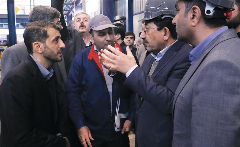 بازدید وزیر صمت از کارخانه نوین الکترود اردکان یزد از شرکتهای گروه فولاد مبارکه بازدید وزیر صمت از کارخانه نوین الکترود اردکان یزد از شرکتهای گروه فولاد مبارکه