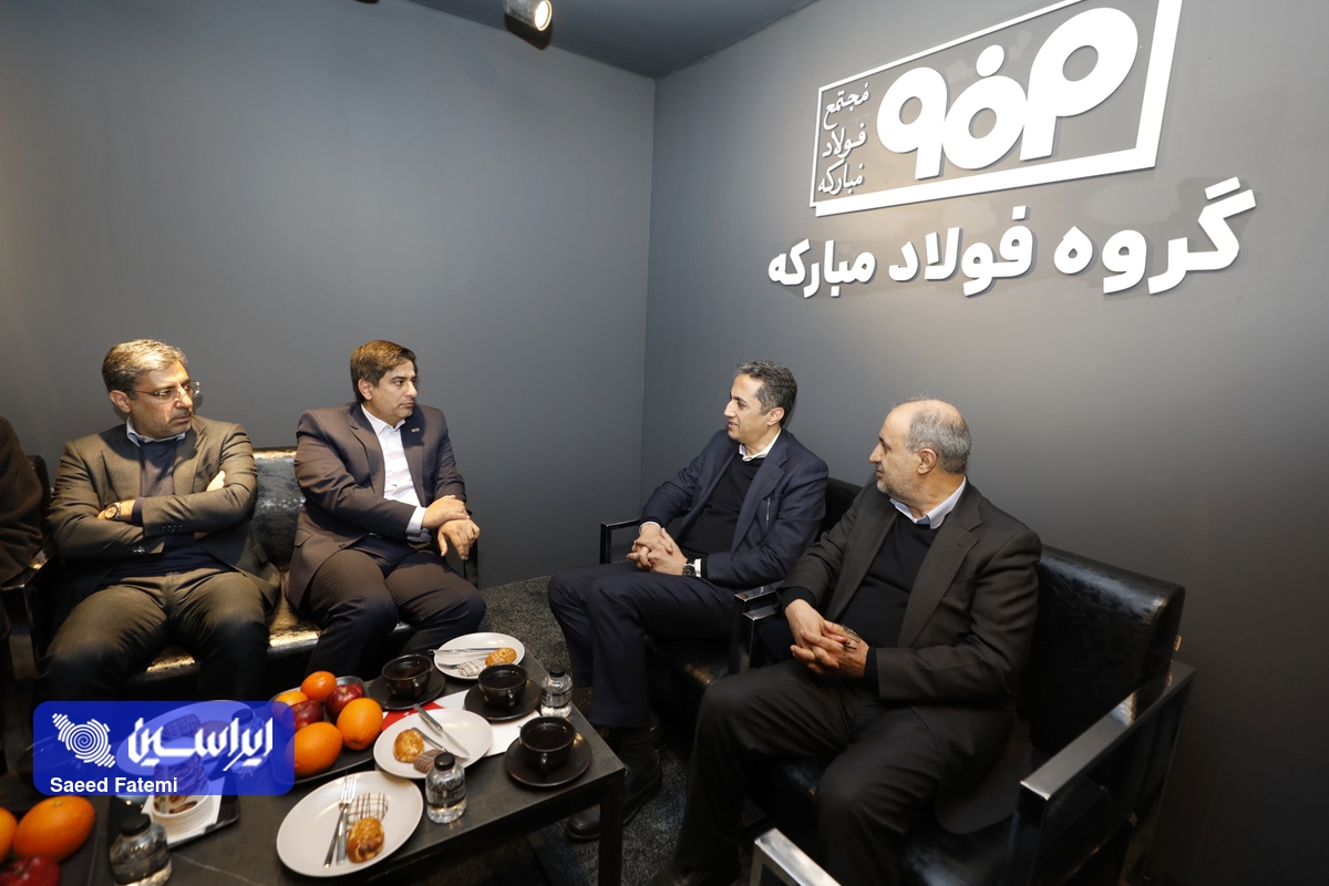 دیدار و گفتوگوی معاونان وزیر صمت و رئیس اتاق بازرگانی تهران با مدیرعامل فولاد مبارکه در نمایشگاه تجارت با اوراسیا دیدار و گفتوگوی معاونان وزیر صمت و رئیس اتاق بازرگانی تهران با مدیرعامل فولاد مبارکه در نمایشگاه تجارت با اوراسیا