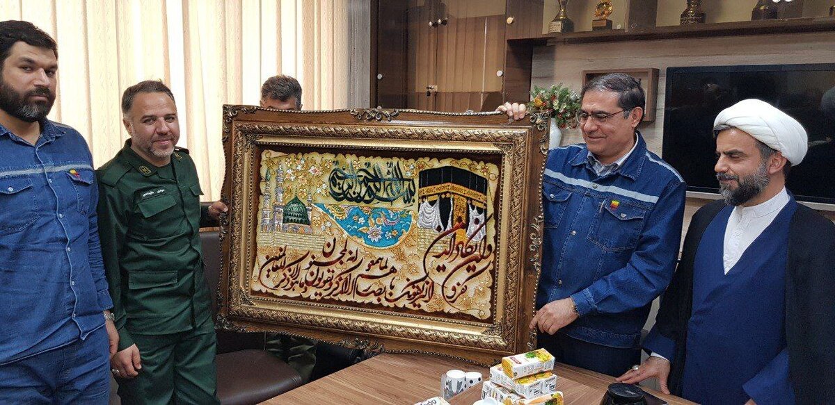 قدردانی قائم‌مقام مدیرعامل از فرمانده و بسیجیان شرکت فولاد خوزستان