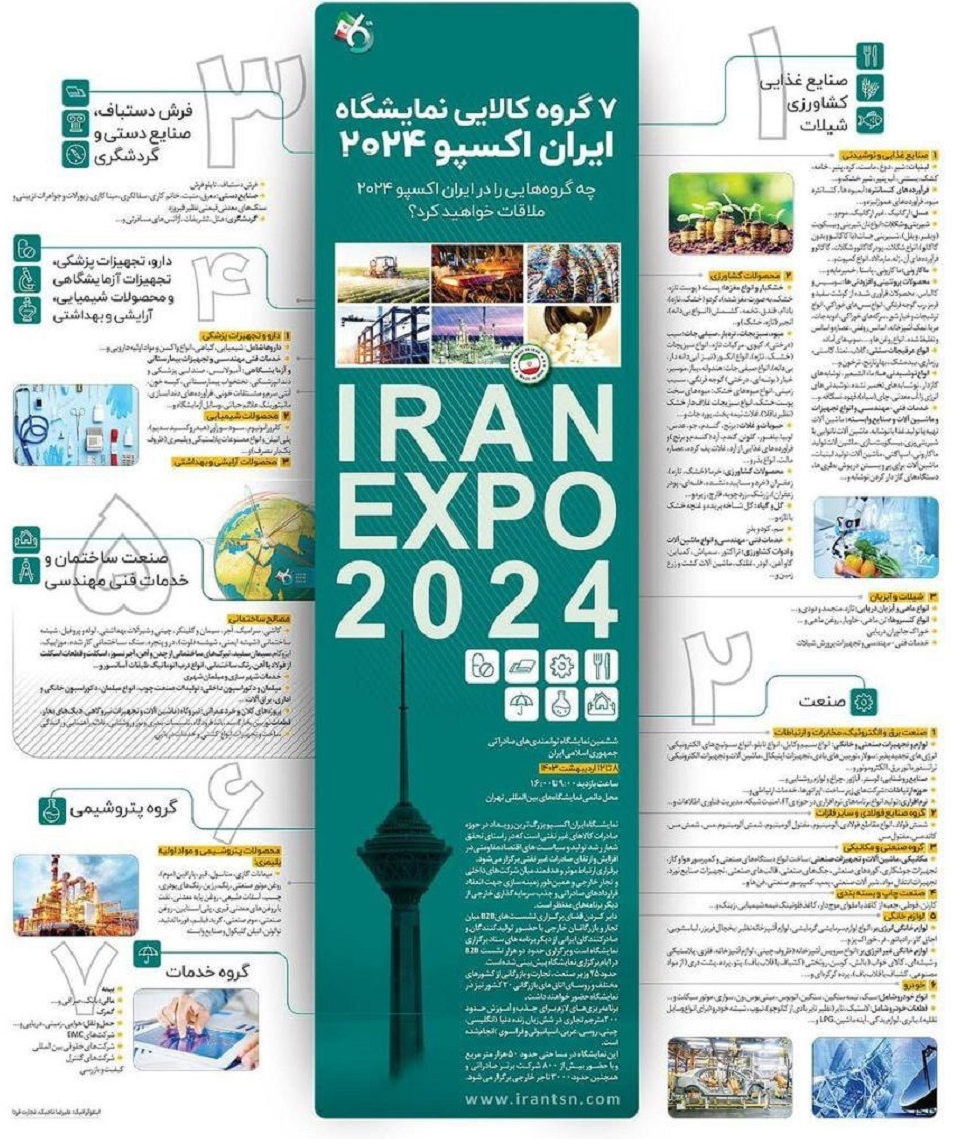 نمایشگاه ایران اکسپو ۸ تا ۱۲ اردیبهشت برگزار میشود نمایشگاه ایران اکسپو ۸ تا ۱۲ اردیبهشت برگزار میشود