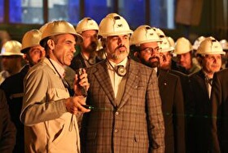 بازدید مدیرعامل سایپا و هیئت همراه از خطوط تولید شرکت فولاد مبارکه