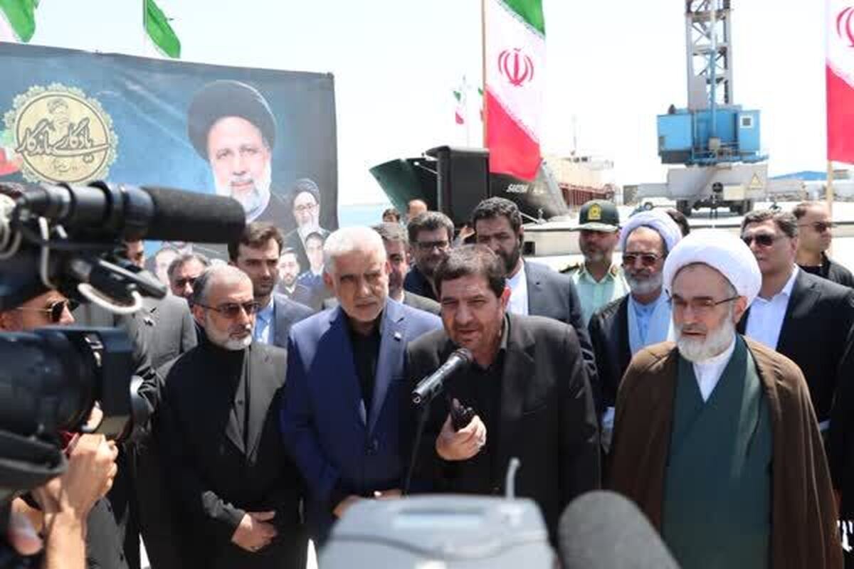 راه‌آهن رشت - کاسپین در کریدور شمال به جنوب به بهره‌برداری رسید