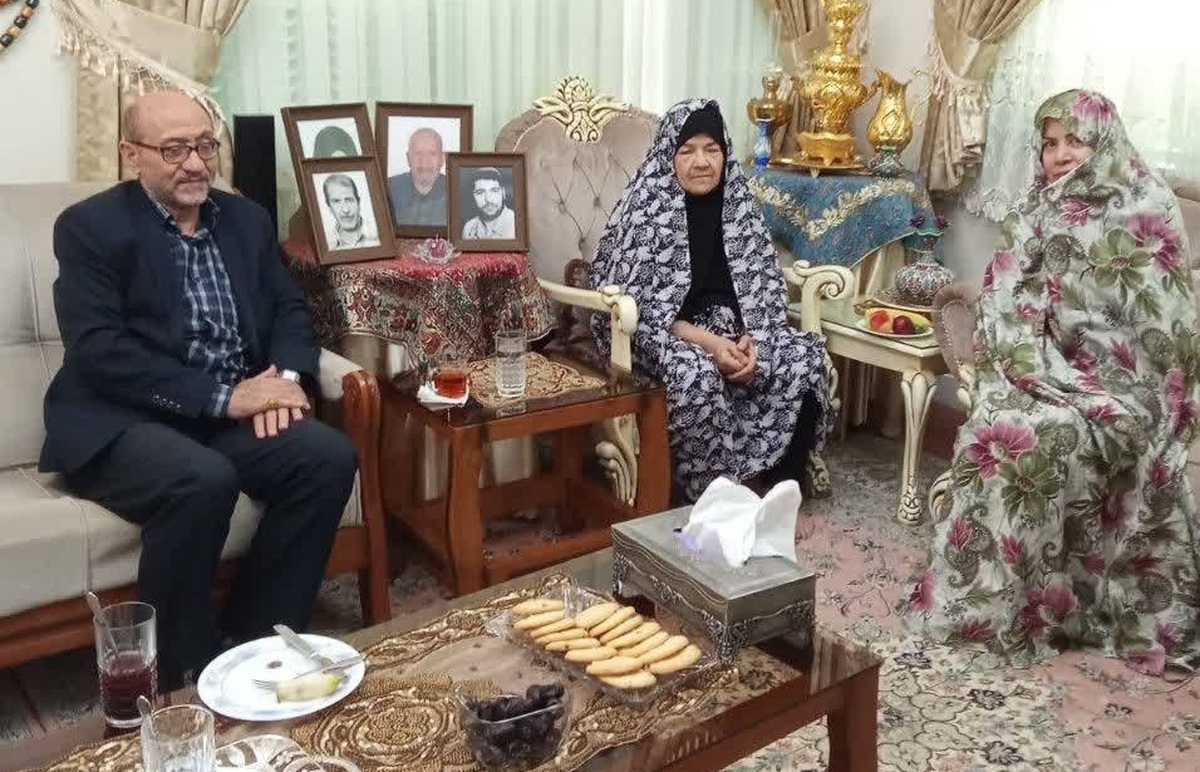 دیدار مشاور وزیر صمت با خانواده معظم شهید والا مقام «اکبر رمضی جونوش»