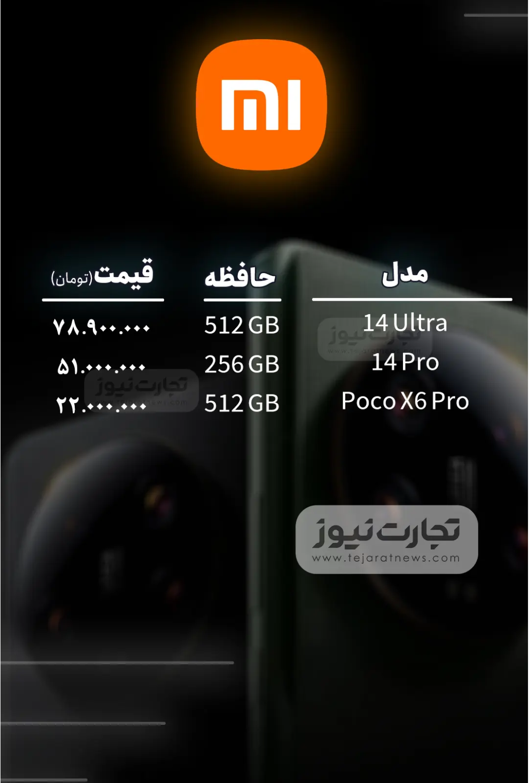 قیمت گوشی موبایل امروز شنبه ۶ مرداد ۱۴۰۳ قیمت گوشی موبایل امروز شنبه ۶ مرداد ۱۴۰۳