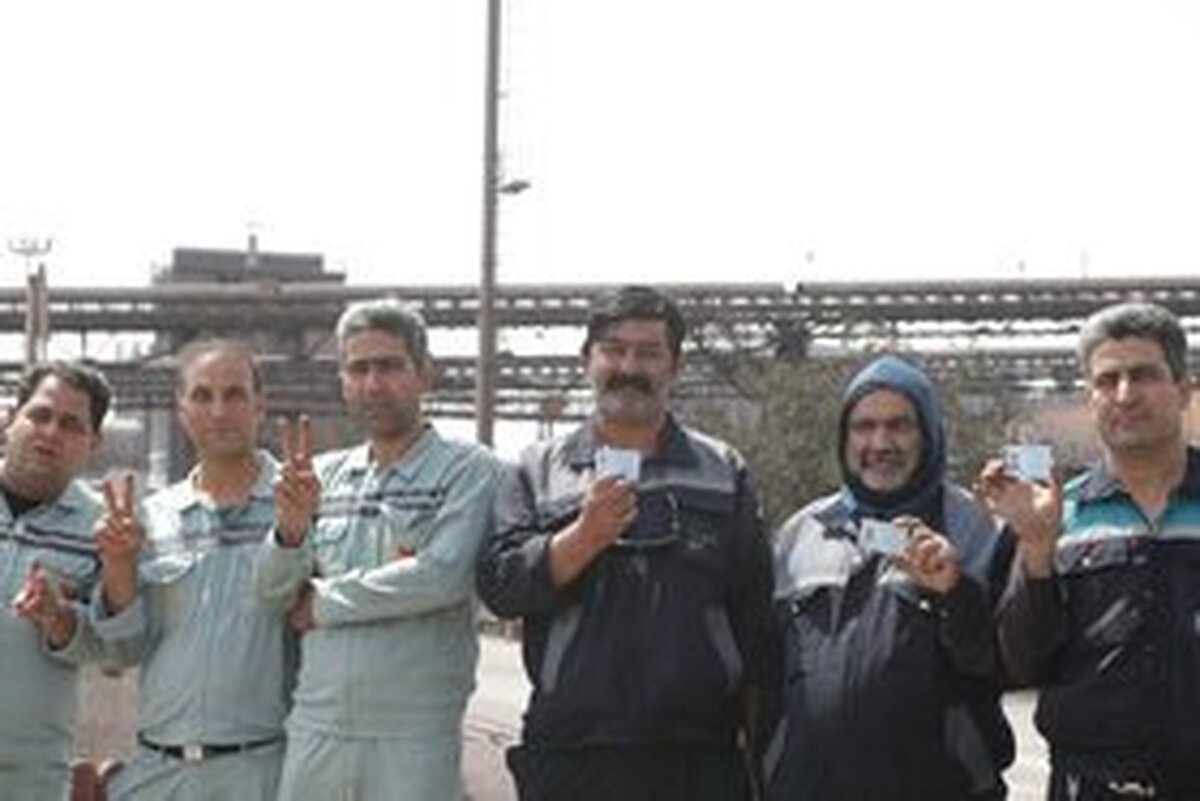 برگزاری دور دوم انتخابات ریاست جمهوری در ناحیه آهن‌سازی شرکت فولاد مبارکه