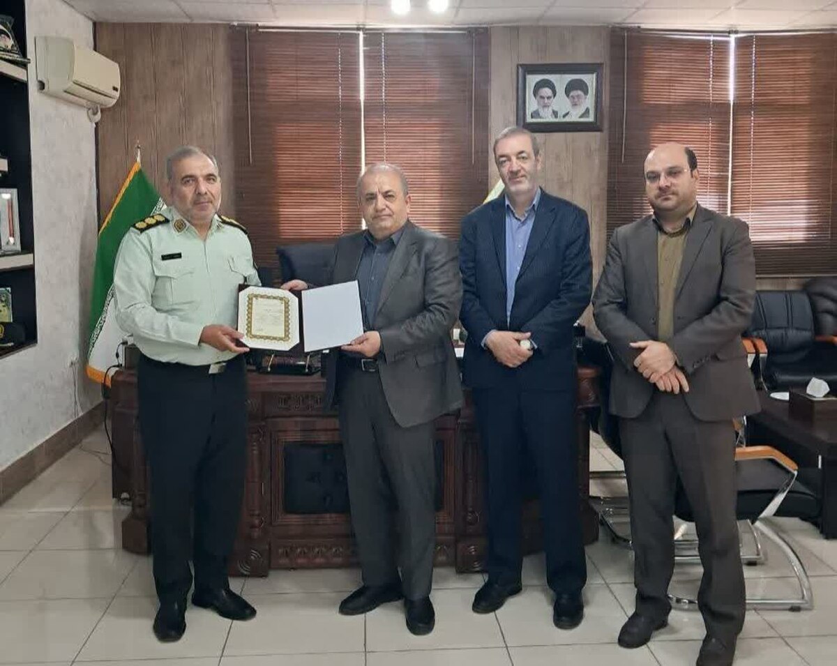 قدردانی مدیرعامل ذوب‌ آهن اصفهان از فرماندهی نیروی انتظامی شهرستان لنجان