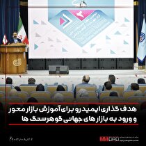 هدف‌گذاری ایمیدرو برای آموزش بازار محور و ورود به بازار‌های جهانی گوهرسنگ‌ها