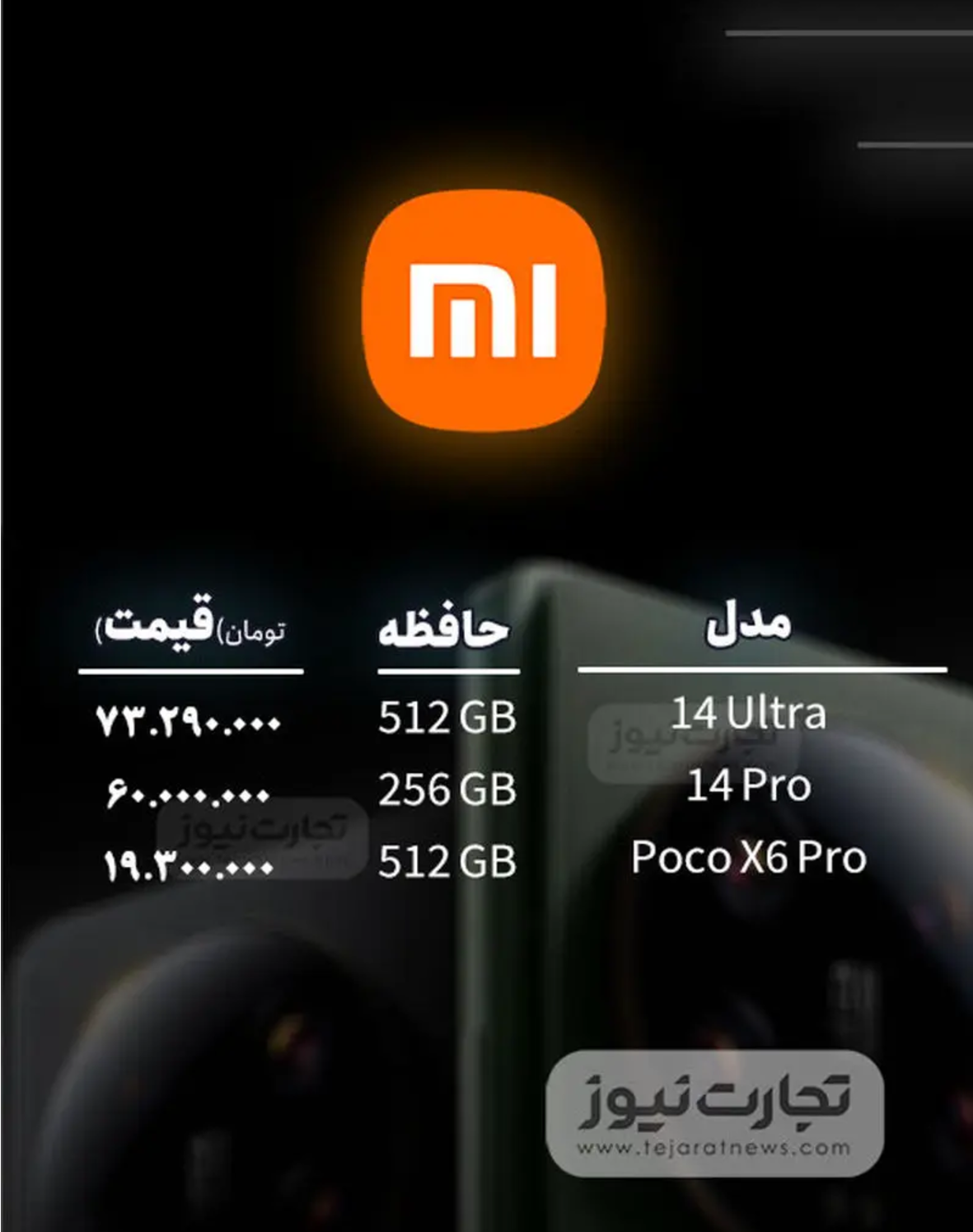قیمت گوشی موبایل امروز ۱۲ آذر ۱۴۰۳ + جدول قیمت گوشی موبایل امروز ۱۲ آذر ۱۴۰۳ + جدول