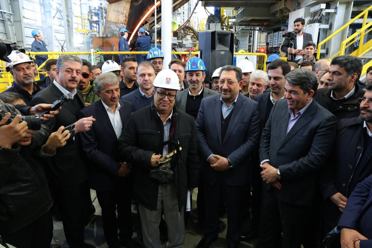 کارخانه تولید مفتول مسی سرچشمه با حضور وزیر صمت افتتاح شد