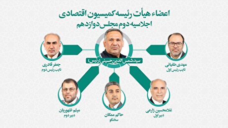 اعضای هیات رئیسه کمیسیون اقتصادی مجلس انتخاب شدند/ «سید شمس‌الدین حسینی» رئیس ماند