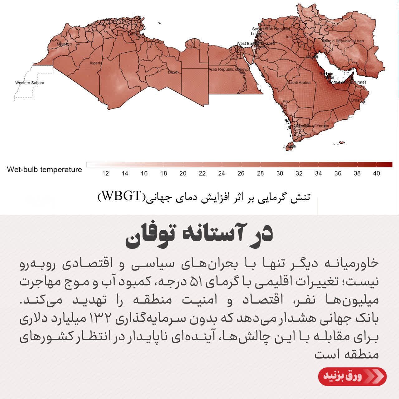 تنشهای اقلیمی، چگونه آینده سرمایهگذاری در خاورمیانه را با مخاطره روبهرو میسازد؟ تنشهای اقلیمی، چگونه آینده سرمایهگذاری در خاورمیانه را با مخاطره روبهرو میسازد؟