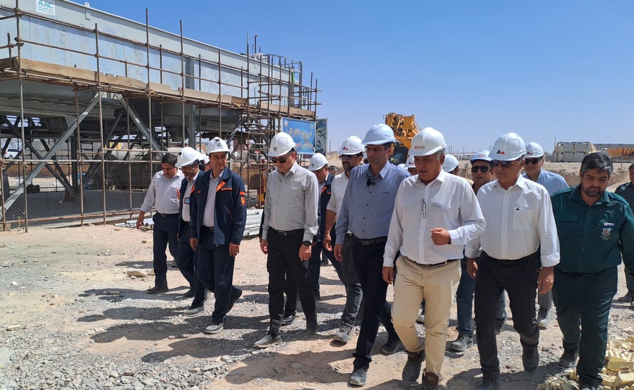 بازدید مدیرعامل شرکت ملی مس از طرحهای توسعهای مجتمع شهربابک بازدید مدیرعامل شرکت ملی مس از طرحهای توسعهای مجتمع شهربابک