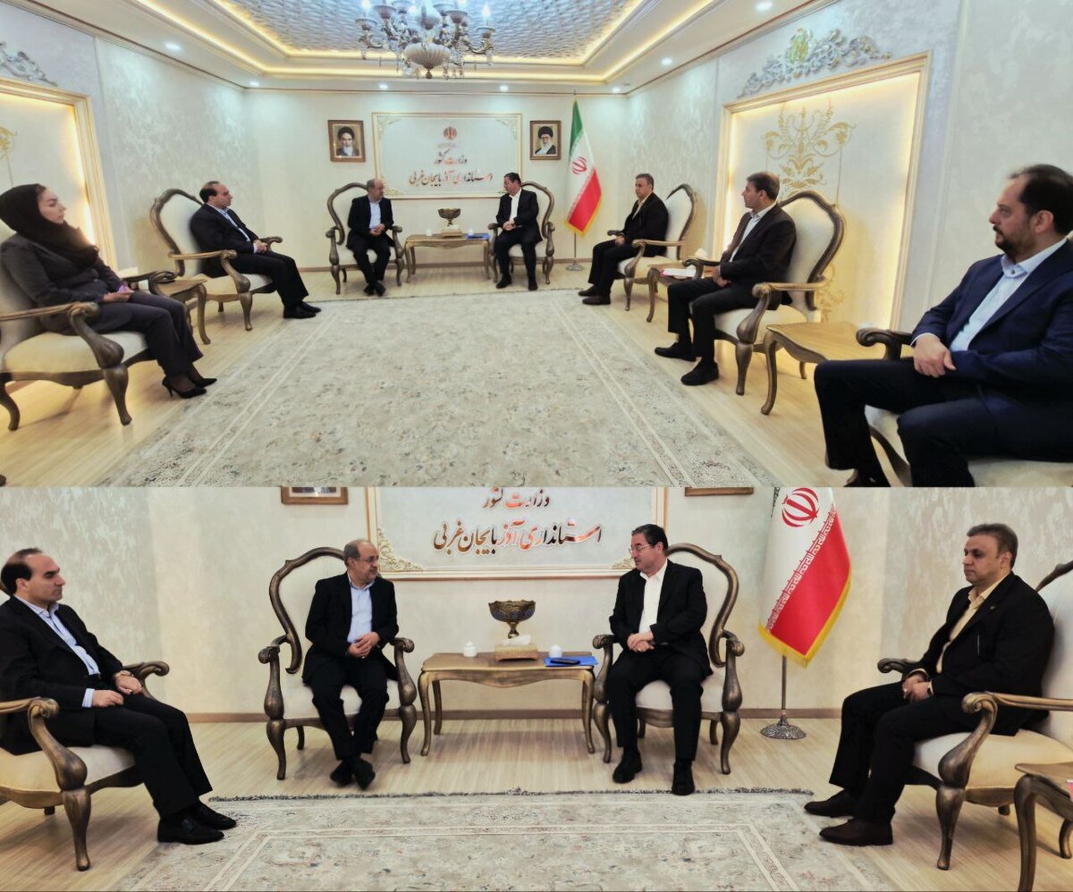 دیدار معاون معدنی وزارت صمت با دکتر «رضا رحمانی» استاندار آذربایجان غربی