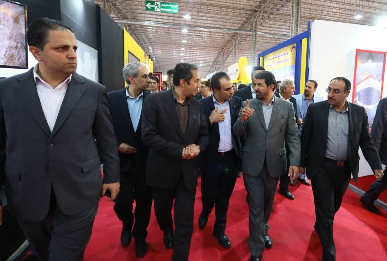 حضور مدیرعامل صبانور در افتتاحیه نخستین نمایشگاه معدن غرب کشور در همدان