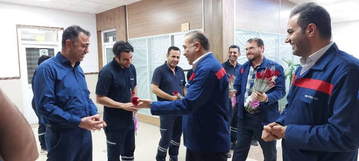 دیدار قائم‌مقام شرکت فولاد اکسین خوزستان به مناسبت روز آتش‌نشانی و ایمنی
