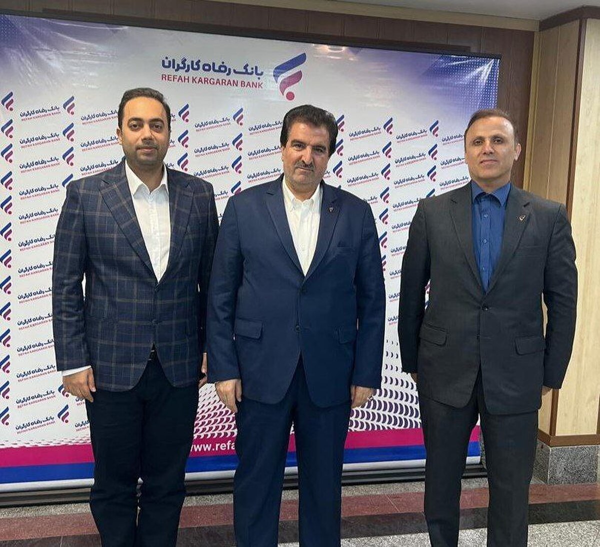نشست مدیرعامل گروه ملی صنعتی فولاد ایران با مدیرعامل بانک رفاه کارگران کشور