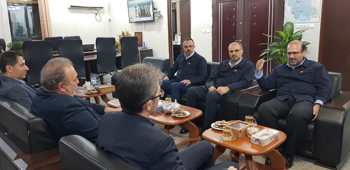 مدیرعامل شرکت فولاد خوزستان با سرپرست سازمان صمت خوزستان دیدار کرد